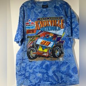 Vintage 98’‎ Amoco 38th knoxville national single stitch, made in USA shirt XL